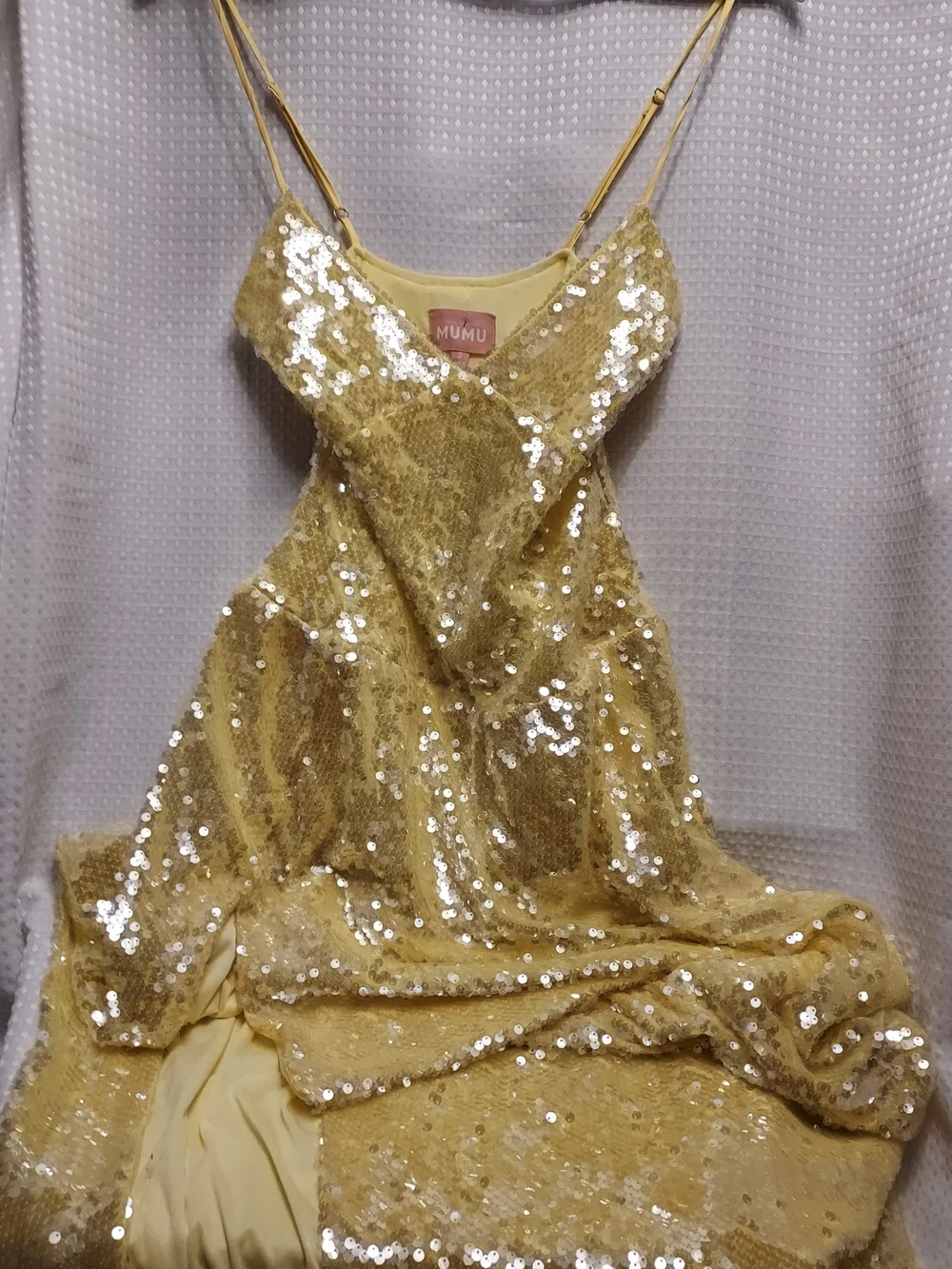 Show Me Your MuMu yellow sequin